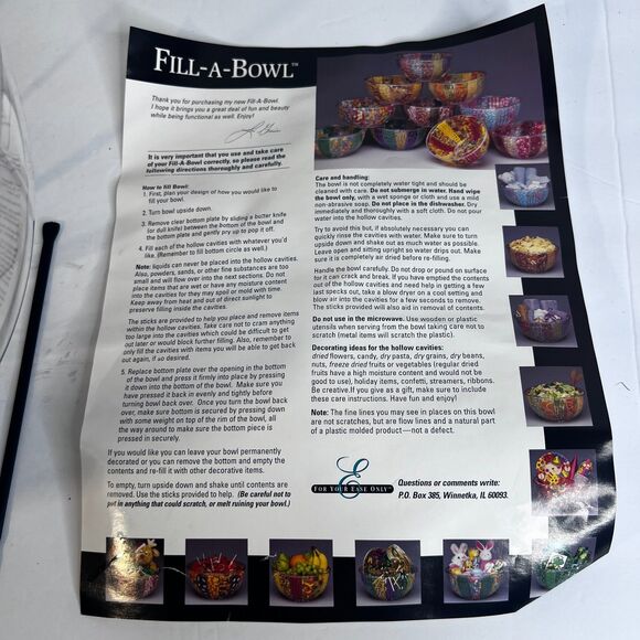 Fill-A-Bowl 12" Holiday Personalized Create Your Own Unique Bowl Candy Party - Picture 10 of 13